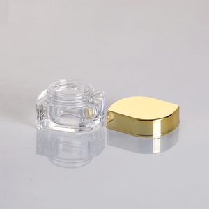 Envases Cosméticos de Acrílico Transparente de Lujo al por Mayor, 15g, Frascos para Crema de Piel con Diseño Único y Moderno - Product Image 2