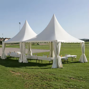 Carpa Pagoda de Lujo Personalizable para Fiestas, 3x3, 4x4, <span class=keywords><strong>5x5</strong></span>, 10x10, de <span class=keywords><strong>Lona</strong></span> para Exteriores, con Varillas Rectas, <span class=keywords><strong>Impermeable</strong></span>, Marca Suzhou WT - Product Image 3