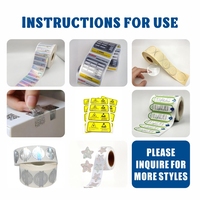Étiquettes autocollantes imperméables en PET faciles à déchirer pour le câblage |   Marqueurs de câbles auto-laminants pour une installation rapide sur site
