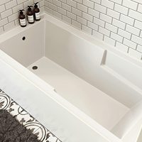 Vente à Chaud Design Moderne Écologique Egouttoir à Usage Hôtel Inclus Baignoire Autoportante en Acrylique Blanc