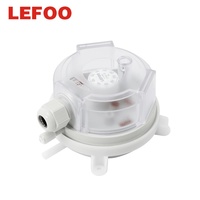 Pressostat différentiel LEFOO HVAC SPDT 50~5000pa étanche pour le contrôle de la pression d'air des fours de chauffage et de ventilation