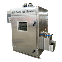 Fumoir Électrique Commercial Automatique DZJX pour Viande, Saucisses et Poissons, Capacité 50-2000kg, Machine de Fumage Industrielle