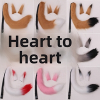 Queue de renard longue en peluche Kitsune mignonne pour cosplay, accessoire de taille en fourrure, pour enfants et hommes, livraison directe