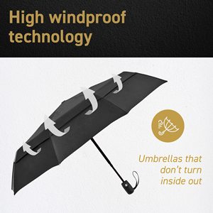 ร่มกันแดดอัตโนมัติพับได้สำหรับรถยนต์ คุณภาพสูง ขายดี พร้อมโลโก้ - Product Image 3