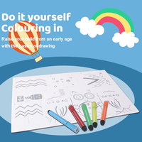 DIY 3D Owl Puzzle Pen Holder Coloring Craft Kit Set Edukasi Seni Buatan Tangan Anak untuk Dekorasi Meja dan Hadiah Ulang Tahun Anak