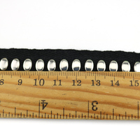 Ruban à œillets en dentelle à base de coton, ruban à œillets pour vêtements, vente chaude