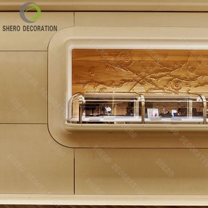 High End Jewelry Showcase Display <b>Counter</b> LED Lighting Glass Case for Jewelry and Watches Retail Shop - Product Image 2