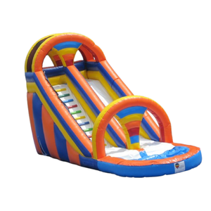 สไลเดอร์น้ำเป่าลม PVC แบบกำหนดเองขายส่งจากโรงงาน พร้อมสระน้ำ สไลเดอร์เป่าลมขนาดใหญ่แบบคอมโบ บ้านเด้งดึ๋งพร้อมสไลเดอร์และสิ่งกีดขวาง - Product Image 4