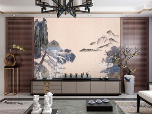 Papiers peints muraux Décor Mural Chambre à coucher Fond Broderie Chinoiserie Et Soie Chinoise <span class=keywords><strong>Papier</strong></span> <span class=keywords><strong>Peint</strong></span> <span class=keywords><strong>fresque</strong></span> Décoration Maison - Product Image 6