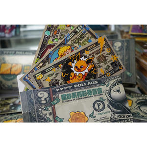 Cartes Pokémon colorées en dollars américains de la série animée PY, jeu de société, vente en gros, cadeau, décoration, fournisseur de cartes Pokémon pour enfants - Product Image 1