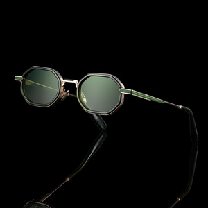 <span class=keywords><strong>Occhiali</strong></span> <span class=keywords><strong>da</strong></span> <span class=keywords><strong>Sole</strong></span> Polarizzati Lmamba con Montatura Metallica Esagonale, Design Personalizzabile per Uomo e Donna - Product Image 1