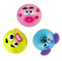 Nouvelles Boules Anti-Stress Smushers en TPR en Forme de Visage de Chien, Jouet Amusant à Presser avec Expressions Drôles, Idéal pour Enfants et Adultes, Cadeau de Ramadan et de Noël