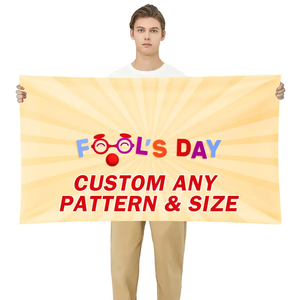 Gahumi, el mejor precio de promoción de bandera bordada personalizada, la mejor calidad, impermeable, país, rojo, amarillo, verde, bandera americana personalizada - Product Image 5