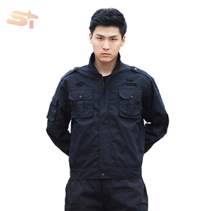 Ensemble uniforme d'entraînement SIKE Grid pour agents de <span class=keywords><strong>sécurité</strong></span> masculins, ensemble de vêtements de travail printemps-automne-hiver, uniforme de service style veste pour femmes - Product Image 1
