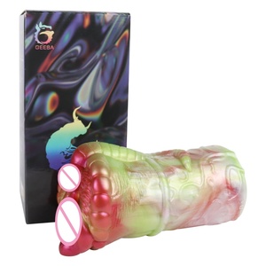 GEEBA Dual Channel Male Aircraft Cup Realistic Vagina Sex <b>Toys</b> <b>for</b> Adult 18+ All Access Soft Silicone Masturbator Penis Training - Product Image 5