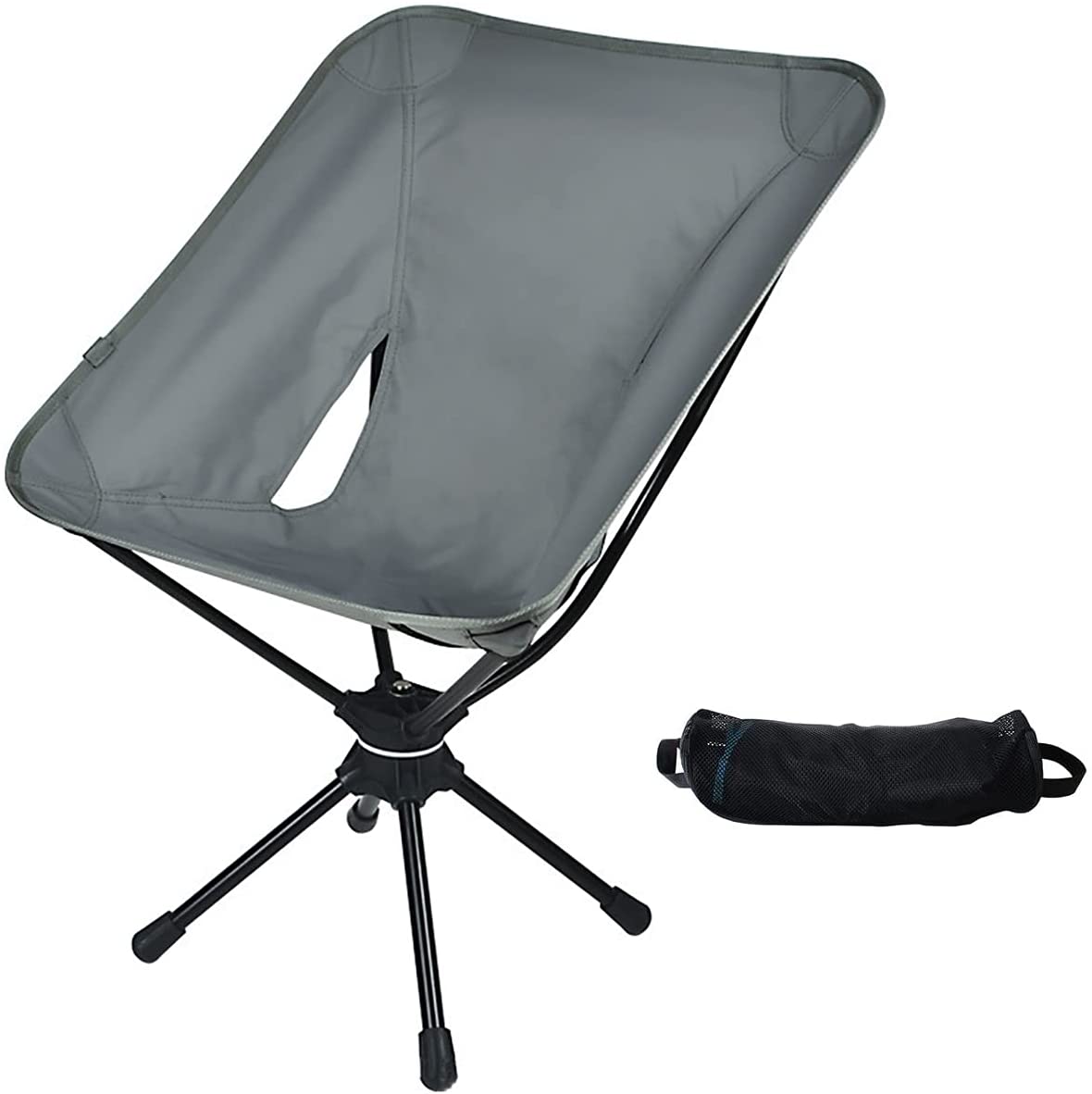 Портативный стул для газона, складной вращающийся стул с сумкой для переноски, для путешествий, пляжа, пикника, походов, рыбалки