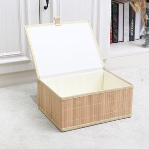 Contenedor de Almacenamiento de Bambú al por Mayor <span class=keywords><strong>Cesta</strong></span> de Supermercado - Product Image 5