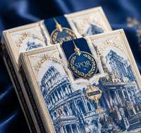 Cartes à jouer de poker personnalisées de luxe, très demandées, avec boîte embossée Joker et autocollant