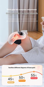 Alivio del dolor cronometrado inteligente Compresión caliente Vibración Codo Rodillera Cinturón de masaje de hombro Masajeador de rodilla eléctrico con calor - Product Image 2