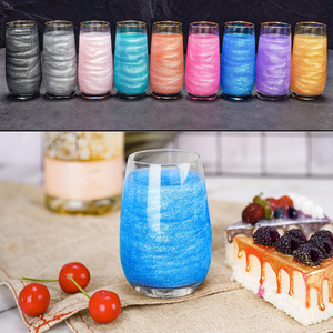 Bleu pour boisson <span class=keywords><strong>comestible</strong></span> paillettes ensemble 15 g/bouteille Halal poudre lustre poussière pour bricolage Cocktails Champagne boissons vin - Product Image 3