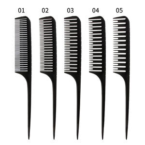 Uso en el hogar Distribución <span class=keywords><strong>de</strong></span> piezas conveniente Teñido Cepillo para resaltar el cabello Resistencia al calor duradera Peine <span class=keywords><strong>de</strong></span> cola <span class=keywords><strong>de</strong></span> rata - Product Image 1