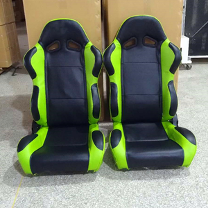 Sièges de voiture noirs de haute qualité, sportifs, réglables, type baquet, pour la simulation de course, pour <span class=keywords><strong>BMW</strong></span> et Honda, en cuir. - Product Image 2