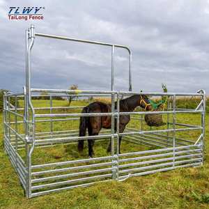 Paneles de valla galvanizados para caballos, 6 pies, 8 pies, 10 pies, 12 pies, tamaño personalizado, Panel de valla para rancho de caballos, valla de granja, caballo - Product Image 4