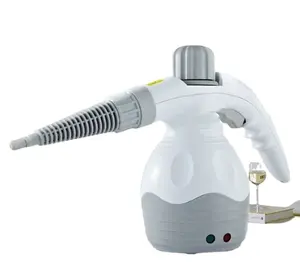 Handheld Steam Cleaner Bertekanan Uap Vacuum Cleaner dengan Safety Lock untuk Menghilangkan Noda 9 Buah Aksesori Kit Termasuk
