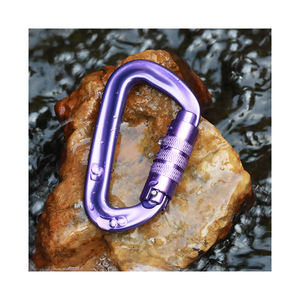 Mosquetón de correa de perro de bloqueo automático de aluminio 12kn para Camping y Clips de mosquetón de rana un producto premium en la categoría de ganchos - Product Image 2