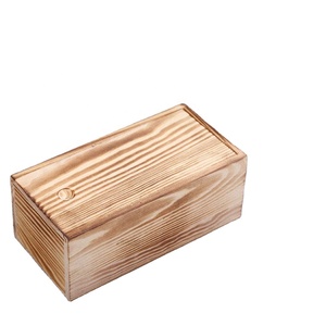 Handmade hộp gỗ cổ với nắp trượt tùy chỉnh Retro lưu trữ máy tính để bàn cho nến thủ công khung ảnh Stickers-Sỉ - Product Image 3