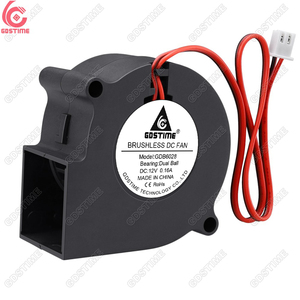 Gdstime Gdb6028 60x60x28mm DC 5V/12V/24V bóng mang tiếng ồn thấp ly tâm quạt Quạt làm mát cho trường hợp máy tính 1.8W 4500 rpm - Product Image 3