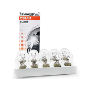 Pour Osram nouveau frein <span class=keywords><strong>de</strong></span> voiture et feu arrière antibrouillard arrière P21/5W 7528 Double Filament haut bas Base 7506 Base plate Filament <span class=keywords><strong>unique</strong></span> - Product Image 5