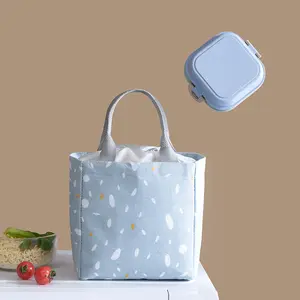 المحمولة حقيبة غداء أكياس الحرارية معزول بينتو حمل مكتب المدرسة الغذاء برودة كيس التخزين