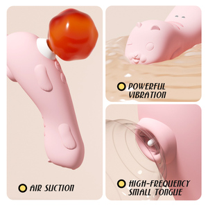 Succionador de Clítoris 3 en 1 con Forma de Gato, con 9 Modos de Succión y 9 Modos de Vibración para Mujeres, Juguetes Sexuales de Silicona para Parejas - Product Image 2