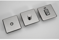 Interruptores de pared eléctricos de baquelita estándar británico KLASS UK, económicos, con certificación BS, interruptores de luz y enchufes.