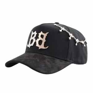 Cappelli da baseball vintage personalizzati originali <span class=keywords><strong>Inferno</strong></span> in oro rosa 24K con visiera curva e NFC, modello Barbas - Product Image 2
