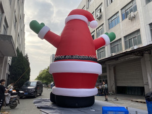 Père Noël <span class=keywords><strong>gonflable</strong></span> géant et durable pour la décoration extérieure de Noël - Product Image 6