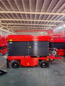 Plataforma Elevadora de Tijera Diésel de 12m, 500kg de Capacidad, Alto Rendimiento, Móvil, para Trabajo Aéreo, Precio de Fábrica, Gran Oferta - Product Image 2