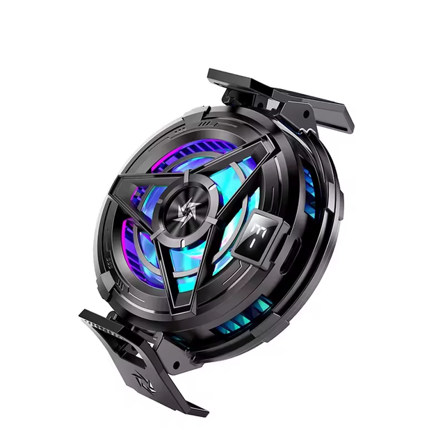 New Mobile Phone Magnetic Suction Wireless Cell Phone Radiator Powerful Gaming Fan Mobile Phone Cooler Gamepad