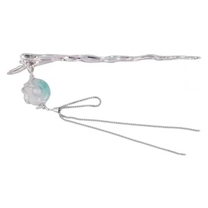 Metal <span class=keywords><strong>Ping</strong></span> An Hebilla Palillos para el cabello Pendientes Doble propósito Borla desmontable Horquilla Palillos Cabeza trasera Horquilla Accesorios para el cabello - Product Image 6