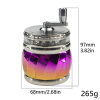 GZ33635029 Moulin à manivelle grande capacité - Alliage de zinc métallique et plastique Accessoires pour fumeurs