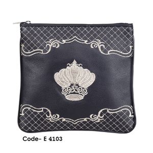 กระเป๋าหนังแบบมีสายสะพายสำหรับผู้หญิงกระเป๋าทอลลิทสำหรับงานปักลวดลายพิเศษสำหรับผู้หญิงขายส่งโรงงานอินเดีย - Product Image 4