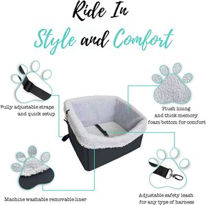 JW – siège rehausseur de chien de haute qualité, siège de voiture pour animaux de compagnie, siège de chien, coussin de Protection de sécurité de siège arrière de voiture étanche anti-salissure - Product Image 4