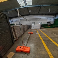 Panneaux de clôture temporaire en acier galvanisé, écologiques, anti-rongeurs, à faible entretien, pour chantier, avec design treillis