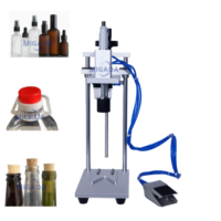 Machine de sertissage pneumatique pour flacons de parfum, buses de pulvérisation, bouteilles en plastique et en verre, cosmétiques et produits alimentaires