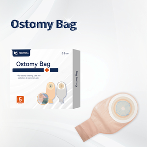 Bolsa de Ostomía Discreta de una Pieza con Sistema Cerrado para Máxima Comodidad, Bolsa para Estoma con Protección de la Piel y Base Hidrocoloide - Product Image 1