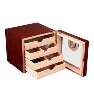Humidor de Puros de Alta Gama en Madera de Cedro <span class=keywords><strong>Español</strong></span> con Bandeja, Acabado en Pintura Piano - Product Image 6