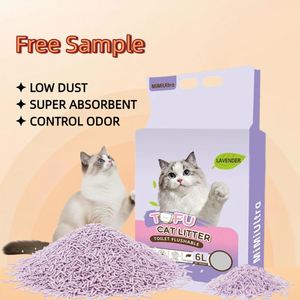 ทรายแมวเต้าหู้แบบย่อยสลายได้ ขนาด 2.5 กก. คุณภาพพรีเมียม เป็นมิตรต่อสิ่งแวดล้อม ควบคุมกลิ่น ดูดซับฝุ่นได้ดีเยี่ยม จับตัวเป็นก้อนเร็ว - Product Image 1