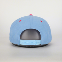 Casquette Snapback à 6 Panneaux Bicolore à Visière Plate avec Broderie X, Réglable, Style Hip Hop, Casquette Trucker, Logo Personnalisé pour Hommes