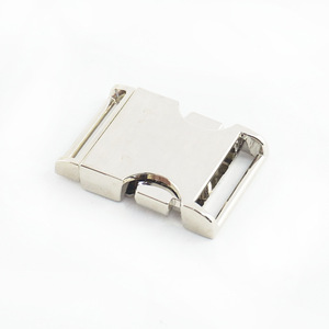 Hebilla de liberación lateral de aleación de zinc, 20 mm de diámetro interior, plateada, para bolsos, duradera - Product Image 3